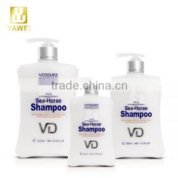 Private Label Wholesale Hair Shampoo Golden Sea Horse Smooth Aqua Nourishing Shampoo