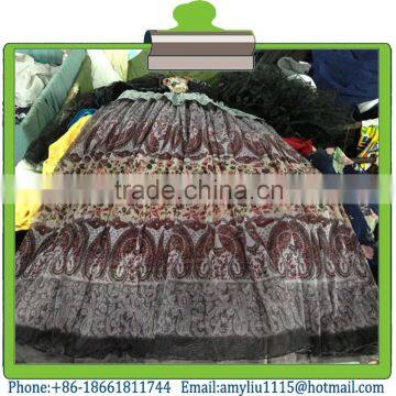 Ladies fashion dress Recycling used clothes with high quality