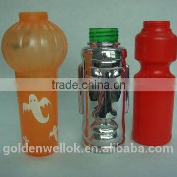 plastic drinking bottle pumpkin shape sports bottle