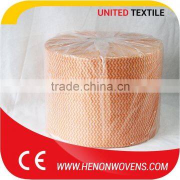 Specializing In The Production, Cotton Fiber Material Yellow Color Nonwoven Spunlace Fabric photo-5