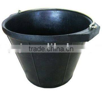 8L strong construction bucket made of rubber made in China,new products