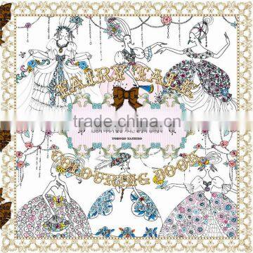 2015 New Arrive Hand-painted Secret Garden Series Fairy Tale Coloring Book for Adult photo-5