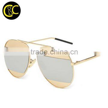 New Fashion Aviation Sunglasses Women Brand Designer Mirror Coating Vintage Copper Frame Ladies Sun Glasses for Women Men CC5063 Quality Choice photo-3