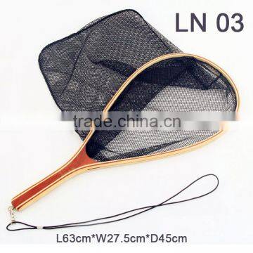 Excellent Cheap wooden fly Fishing landing net