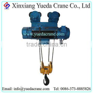 Wire rope monorail 16 ton electric hoist