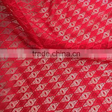 2016 new jacquard knitting lace fabric design TH-8856 for garment material