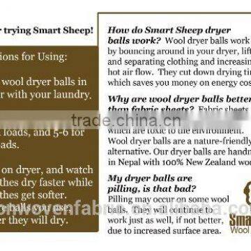 100% Eco Friendly Organic New Zealand Wool Dryer Balls Quality Choice photo-5
