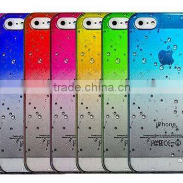 3d Water-drop hard case back cover for iphone 5s