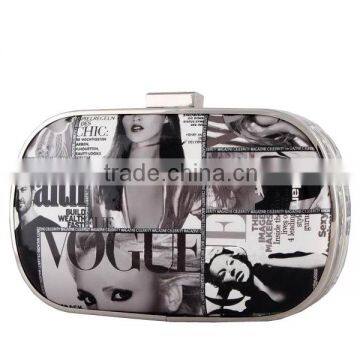 Alibaba New Product fashion printed designer birthday gift bags clutch wallet bag