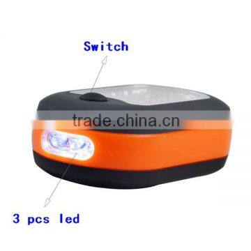 Plastic Material And Super Bright Magnet LED Work Flashlight With Hook photo-4