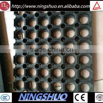 Anti slip safety outdoor rubber deck mat