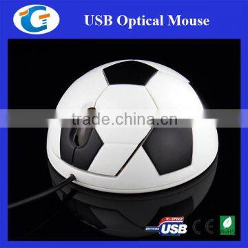 football shaped computer usb wired mouse pc mouse