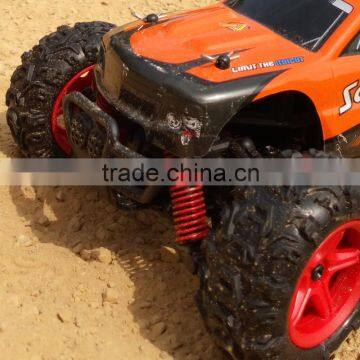 High Speed rc Toys 2.4G 4WD Short Truck rc Car 1:24 Buggy With 550 Brush Motor and 40km/h Speed photo-2