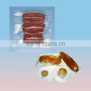 Vacuum plastic packaging bags for hot dog