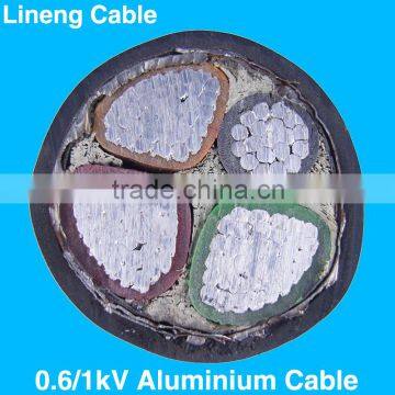 Lineng 3+1 Core YJLV22 Low Voltage Armoured 240mm Aluminum Cable