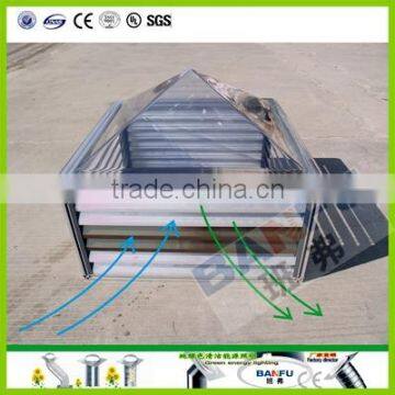 2015 HOT!!! daylighting of the pyramid ventilation skylight ,Breathing skylight