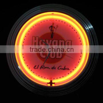 Wholesale cheap promotional single neon clock