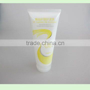 200ml hair conditioner cosmetic tubes with transparent flip cap