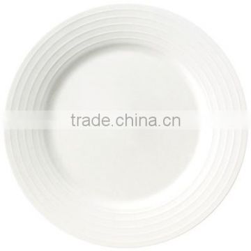 Hotel ceramic dinner plate personalized plate porcelain wholesale