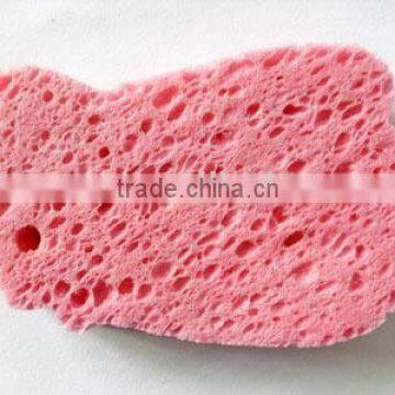 customized bath sponge , kids cellulose animal sponge