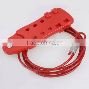 cable lock for valve cable lockout valve cable lock out