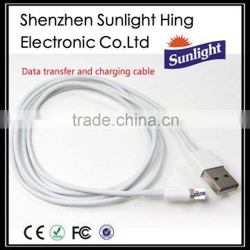 Data wire charging cable for iOS mobile phone