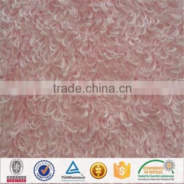 knitted deep pile fabric/knitted plush fabric