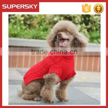 C589 Customized Turtleneck Puppy Doggie Cat Sweater Knitting Pet Sweater Dog Sweater