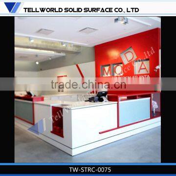 High-end stand desk/professional reception desk/acrylic standing desk