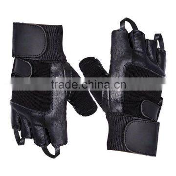 CLE Gym Gloves Bodybuilding Leather Fitness Weight Lifting Gloves
