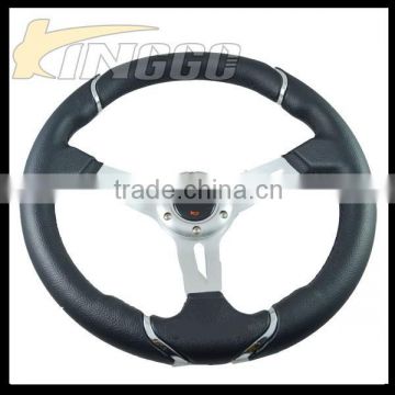 Universal pvc leather steering wheel artificial steering wheel