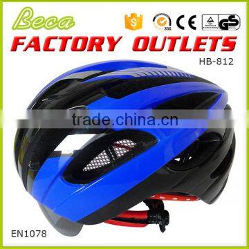 Supermarket style adult CE road sports bike helmet