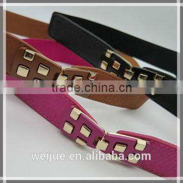 Lady's elastic belt with bow tie