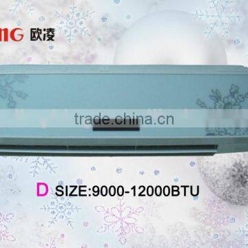 China brand 9000-36000BTU low power consumption split air conditioner