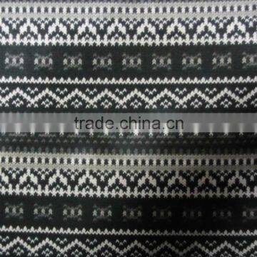 37%cotton 58%polyester 5%spandex Knit Brushed Print Fabric photo-2