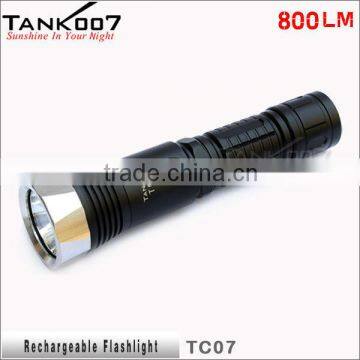 18650 Li-ion battery IPX-8 waterproof led flashlight torch