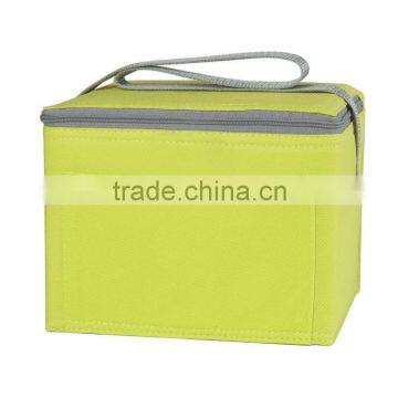 Non-Woven Insulated Six Pack Kooler Bag- Lime Green