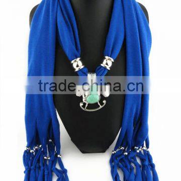 custom fashion new lady horse animal pendant scarf for women