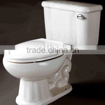 Victorian Style Two-Piece Toilet, Elongated Toilet (T/X-6813E)