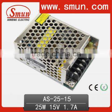 AS-25-15 25W 15V DC Power Supply Small Size LED Power Supply