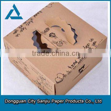 customized Corrugated paper custom printed cake boxes