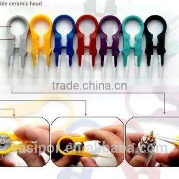New Vaping Ceramic Tweezers DIY Heating Coil Wire Ceramics Tweezers photo-3