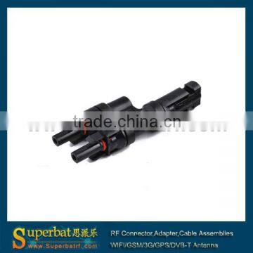 Wholesale price MC4 solar connector Y type 1 male to 2 female