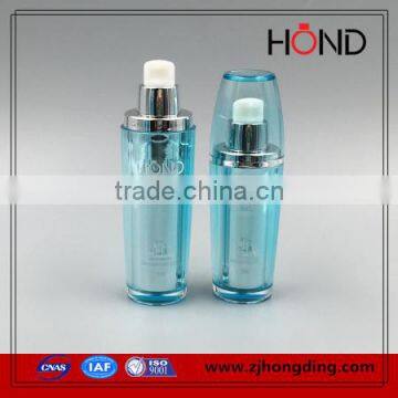 good supplier senior drum shape like egg acrylic packaging face beauty lotion bottle