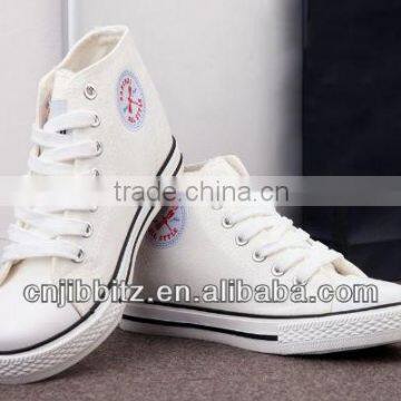 Classic Design Plain White Canvas Shoes,elevator Shoes 4cm,platform Shoes