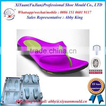New bi-color High Quality Man EVA Flip Flops Slipper mold