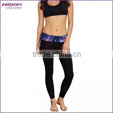 Cheap Black Leggings Printed Waist Fitness Yoga Pants Leggings For Women                        
                                                Quality Choice