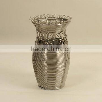 Handmade Stainless Flower Vase