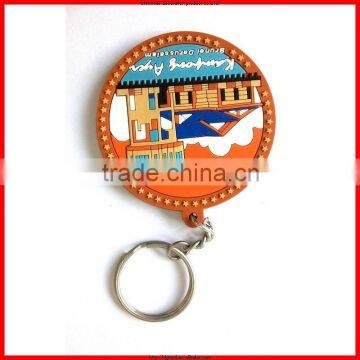 hot sale key decoration custom key finder,house shape rubber keychain