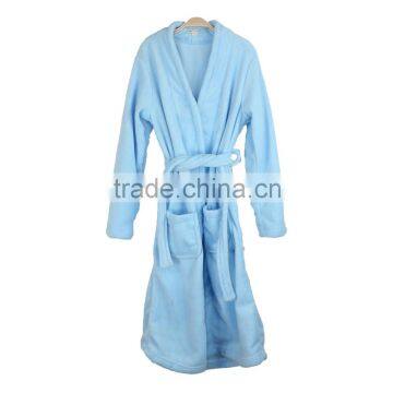 Super Soft Cheap Adults Coral Fleece Bathrobe for the Hotel or Home photo-3